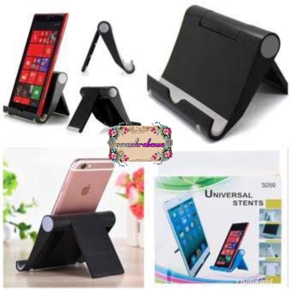 S509 UNIVERSAL STENTS / STAND HANDPHONE UNIVERSAL DUDUKAN HOLDER HP TABLET ADJUSTABLE SB2817