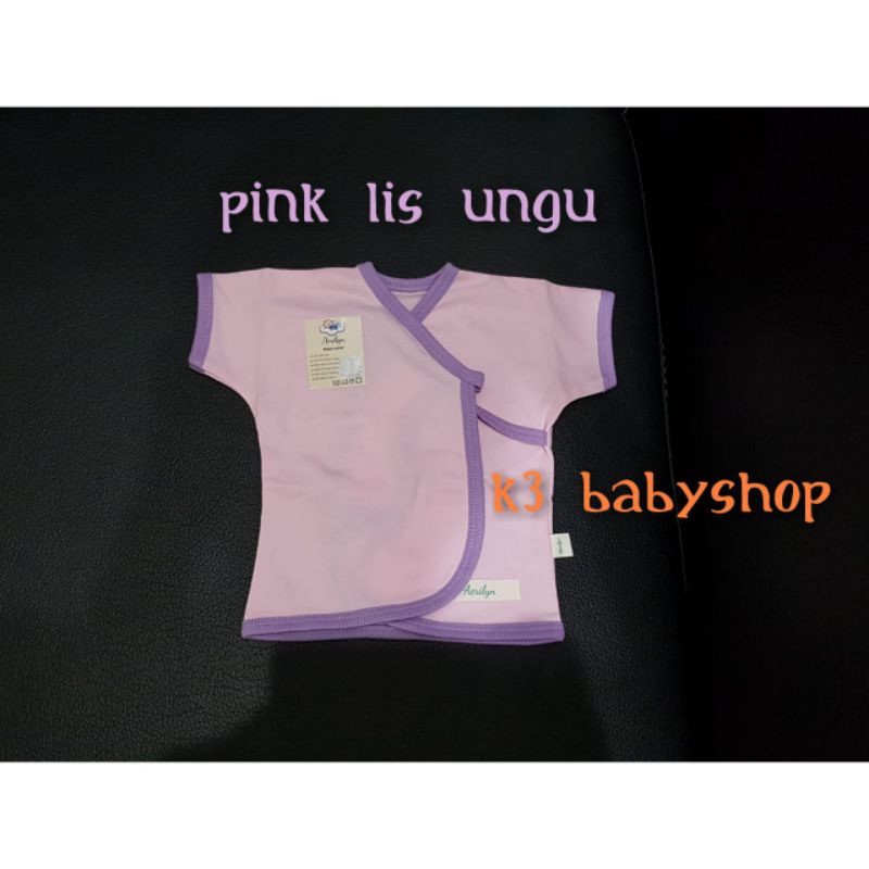 Kimono Pendek Aerilyn Putih Khaki Coklat abu navy baju bayi piyama anak SNI