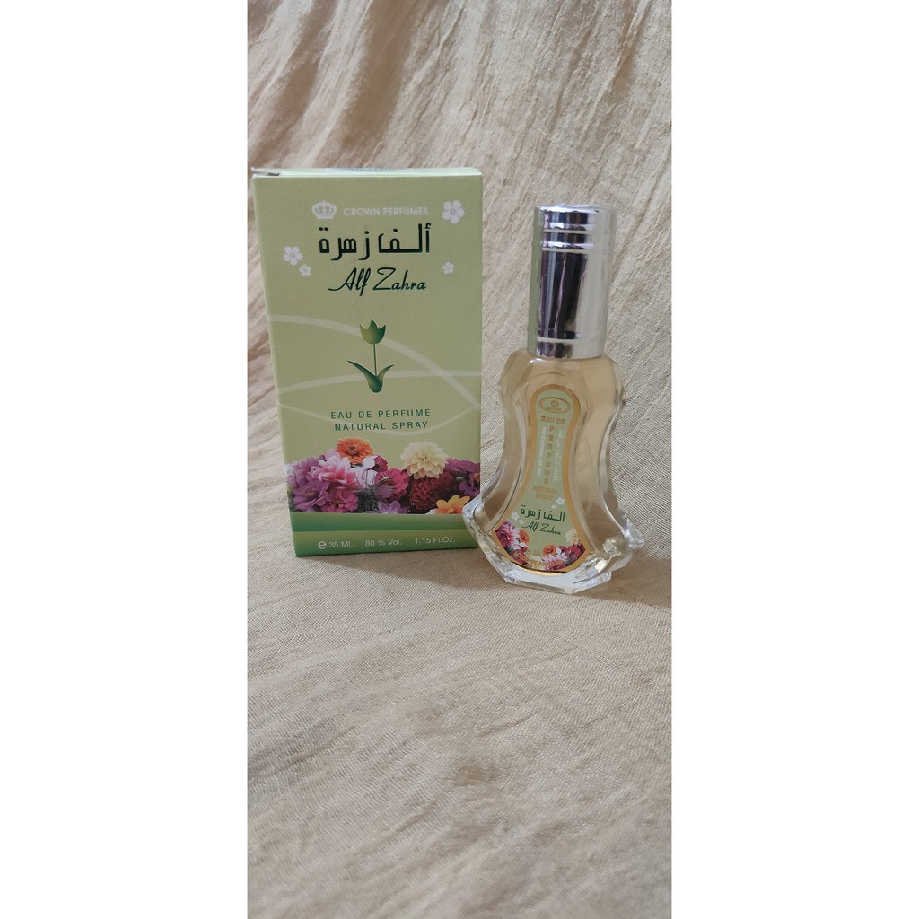 parfum arrafif spray alf zahra 35ml minyak wangi ar-rafif spray seribu bunga 35ml