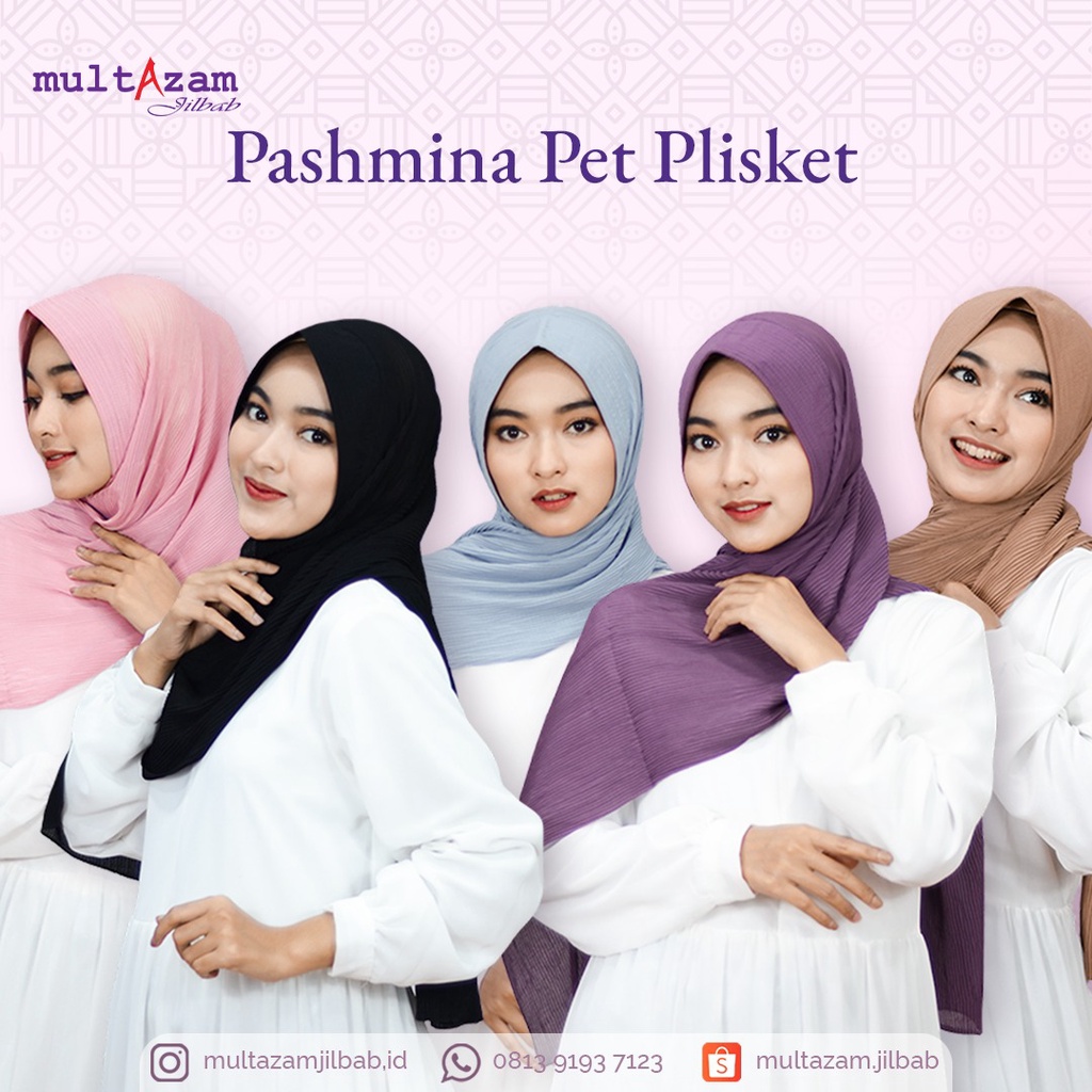 Pashmina Pet Plisket / Pashmina Plisket Premium / Pashmina Plisket Full / Pashmina Plisket Ceruty