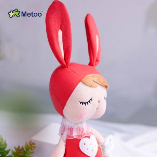 MOMBABY1 Kado Mainan Anak Perempuan Boneka Metoo New Love Merah Free Paperbag