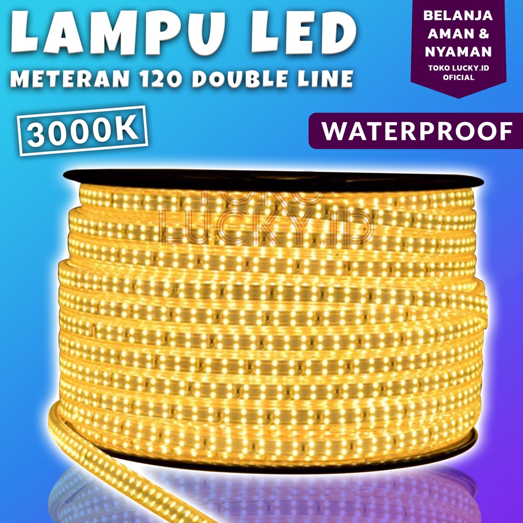 Lampu Hias LED Strip 2 3 5M Waterproof Hiasan Outdoor Indoor Rumah