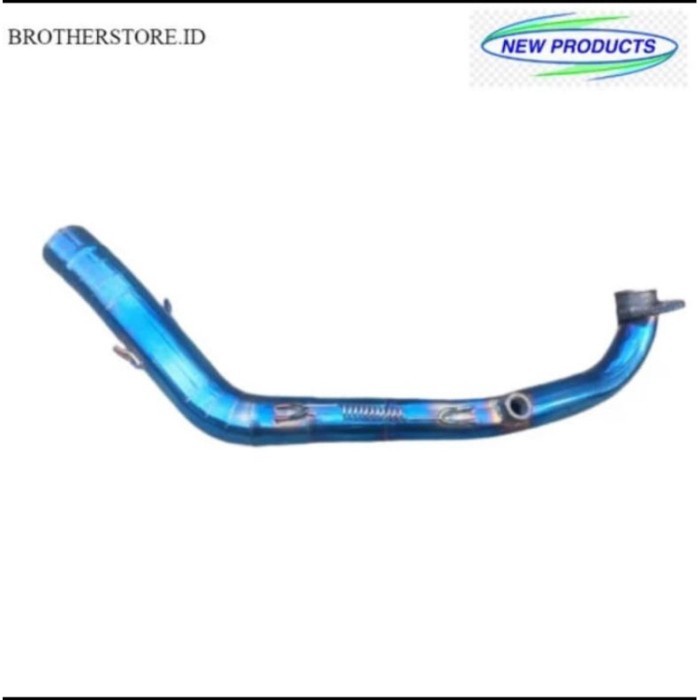 NEW PIPA Leheran Knalpot racing Vario 160 PCX 160 STAINLESS BLUE