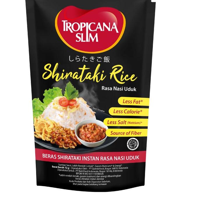

8.8 Flash Sale Tropicana Slim Shirataki Rice 72 g - Bantu Dukung Hidup Sehat