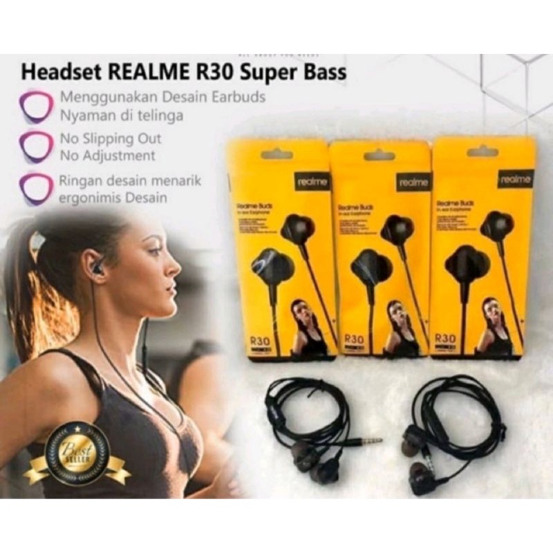 Headset Realme Buds R30 - HandsFree Realme - UA