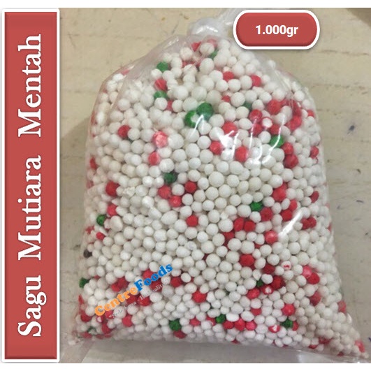 

Sagu Mutiara MENTAH - Pacar Cina Sago Seeds Pearl | 1.000gr [ Harga Per KG ]