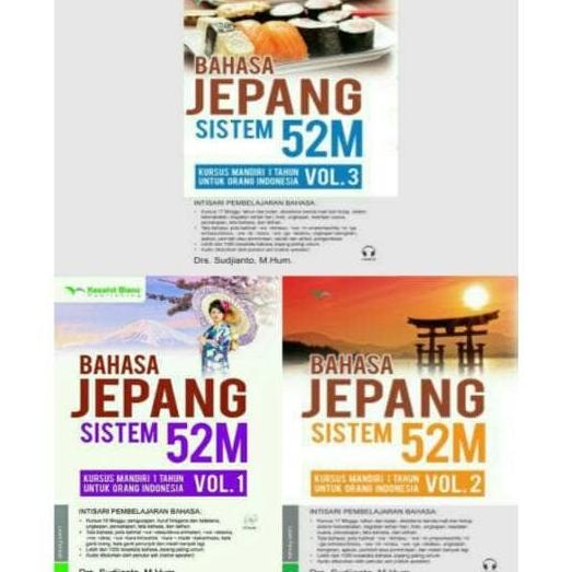 

Paket Buku Belajar Bahasa Jepang Sistem 52M Vol. 1 , 2 & 3 + CD Audio