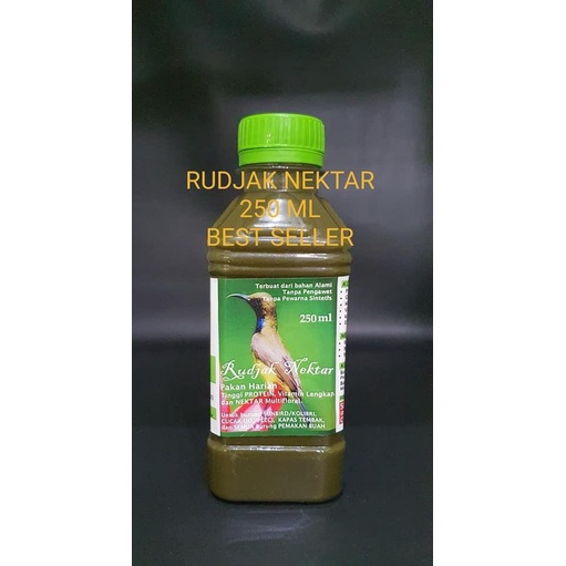 Akhdan Pakan Harian Kolibri Rudjak Nektar 250 Ml Nektar Rujak 250 Ml