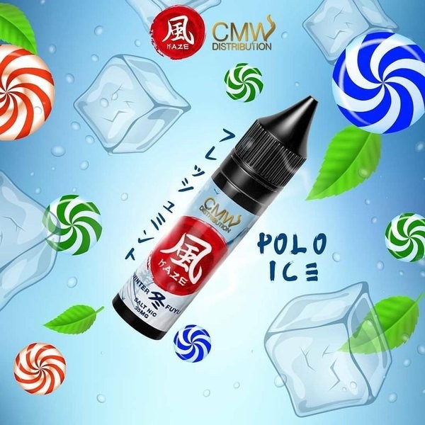 KAZE SALT NIC WINTER FUYU POLO ICE 15ML 35MG BY CMW