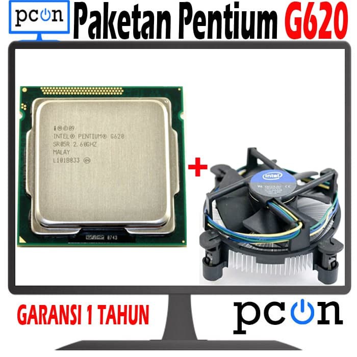 Paket mainboard H61 OEM dan Processor G620 Bonus Fan