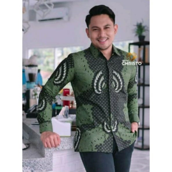 Kemeja Batik Pria Modern Asli Solo Sragenan Lengan Panjang Reguller fit Lapis Furing - Kemeja Batik pria Lengan Pendek Premium Lapis Furing Asli Solo Sragenan