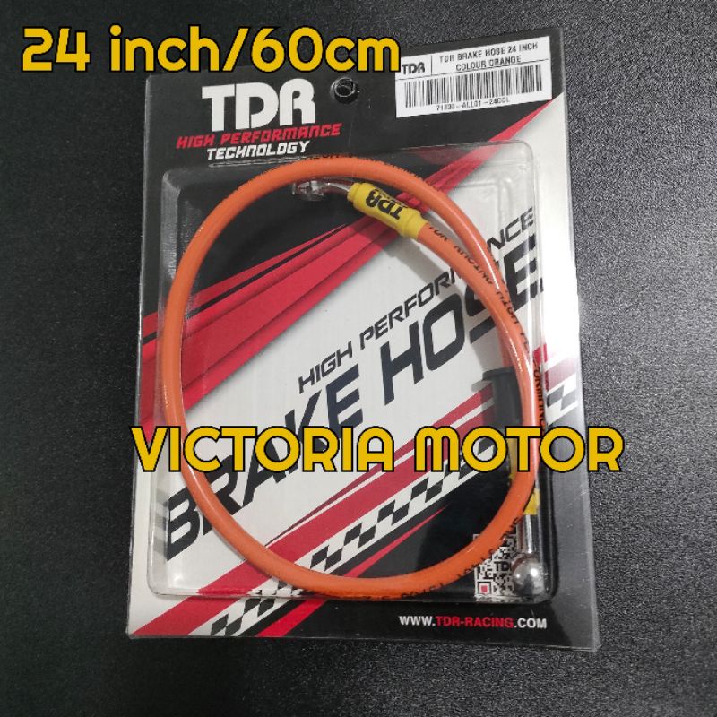 Selang rem motor TDR 35 inch 90cm/ 24 inch 60 cm Warna orange By TDR