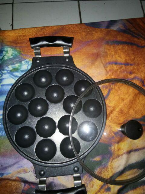 Cetakan Kue Takoyaki 15 Lubang Teflon Berkualitas Awet Tahan Lama