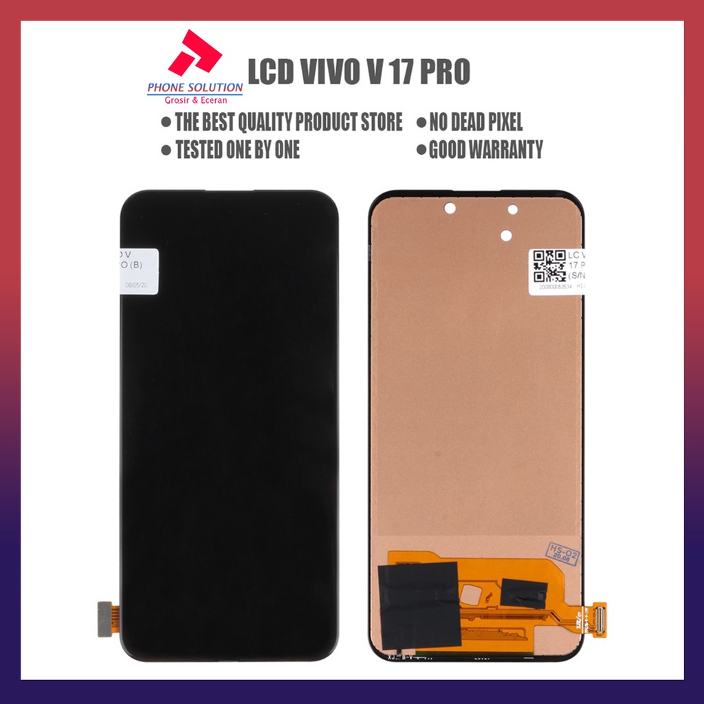 LCD Vivo V17 Pro ORIGINAL 100% Fullset Touchscreen// Supplier LCD Vivo - Garansi 1 Bulan