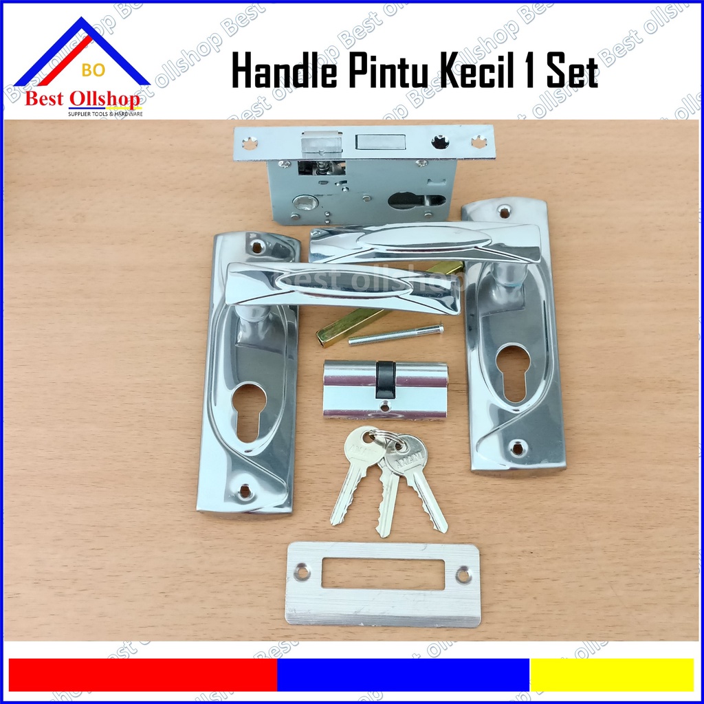 Handle Pintu Kunci Rumah Slot Set Kecil 07 Cp