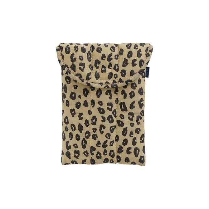 Baggu - Puffy Tablet/Laptop Sleeve in Honey Leopard