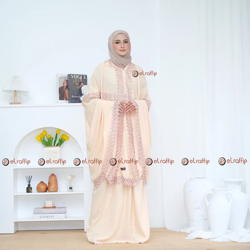 Mukena Dewasa 2 in 1 Katun Renda CasavaSeries