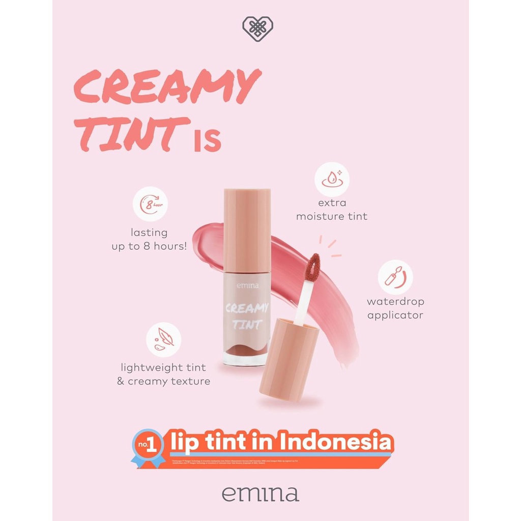 Emina Creamy Tint 3.6gr / Emina Creamy Lip Tint