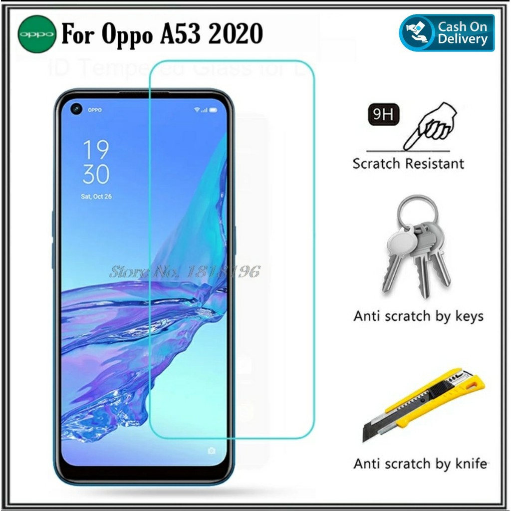 Mondi Store Tempered Glass Oppo A53 , A33 , A32 Anti Gores Kaca Hp Screen Protector