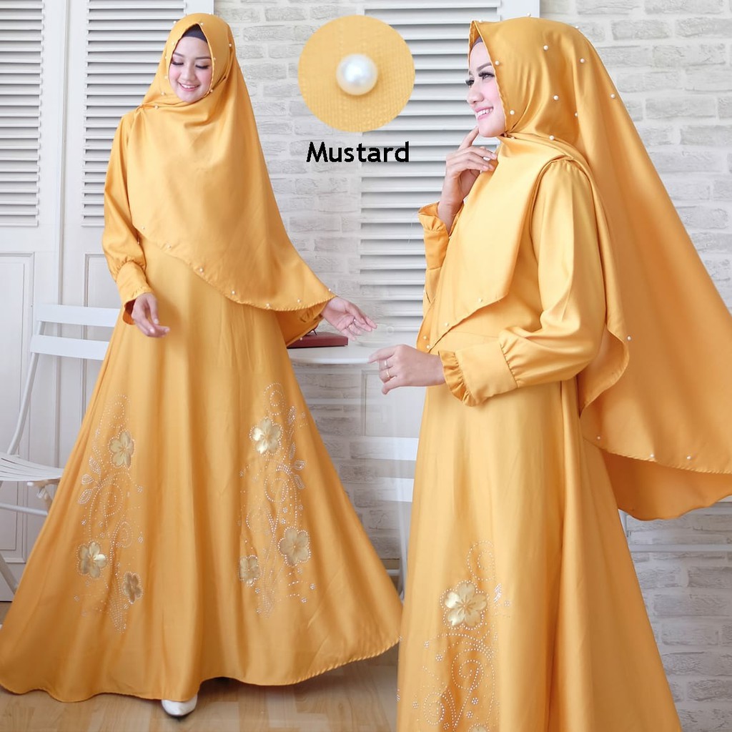 HOPYLOVY - Gamis Janela Syari Mutiara