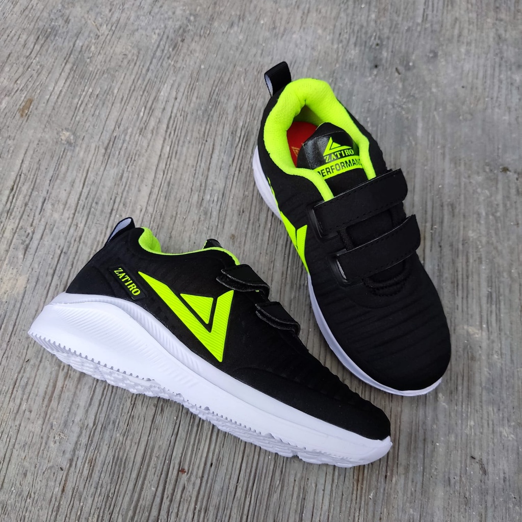 Sepatu Anak Ringan Lentur Sporty Unisex Safety Untuk Ank Sekolah Paud TK SD Motif Zatiro Stylish Kualitas Dijamin Bagus