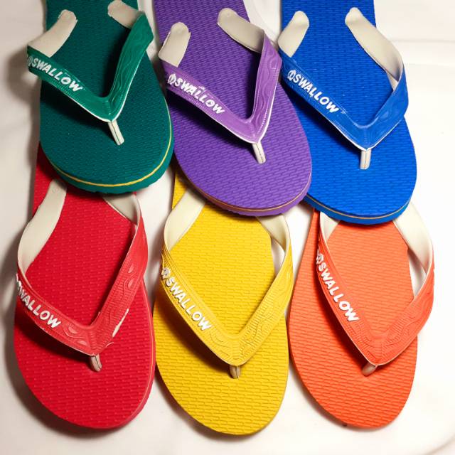 Sandal Jepit Karet Swallow 607 [Unisex] - Sandal Karet Original Swallow. Empuk dan Ringan Japit swal