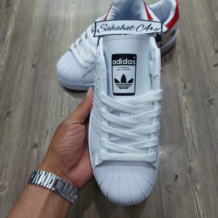 Sepatu Adidas Superstar White Disney Mickey Mouse