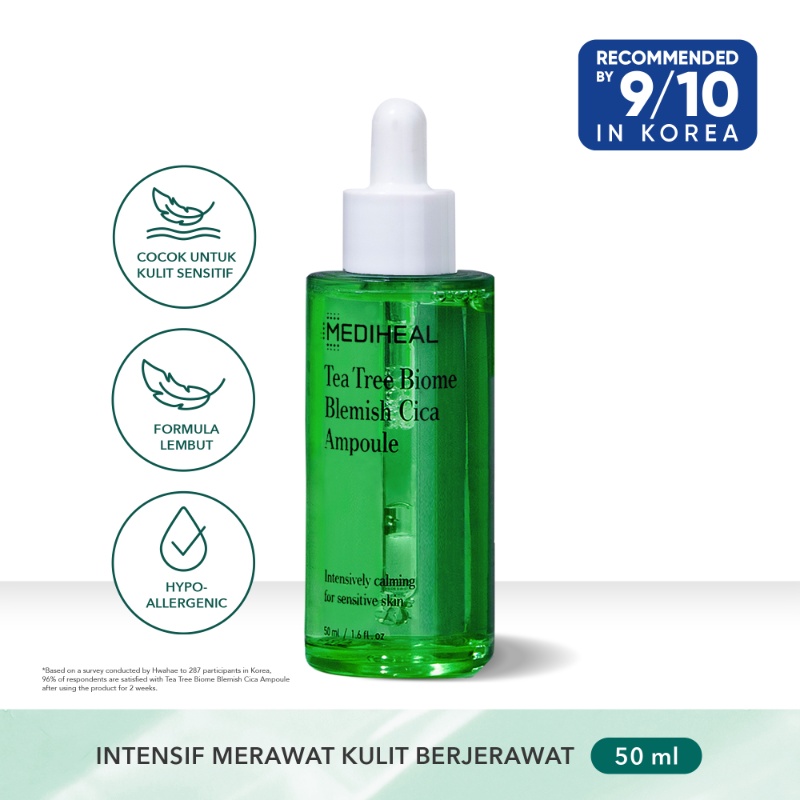 Mediheal Tea Tree Biome Blemish Cica Ampoule 50ml