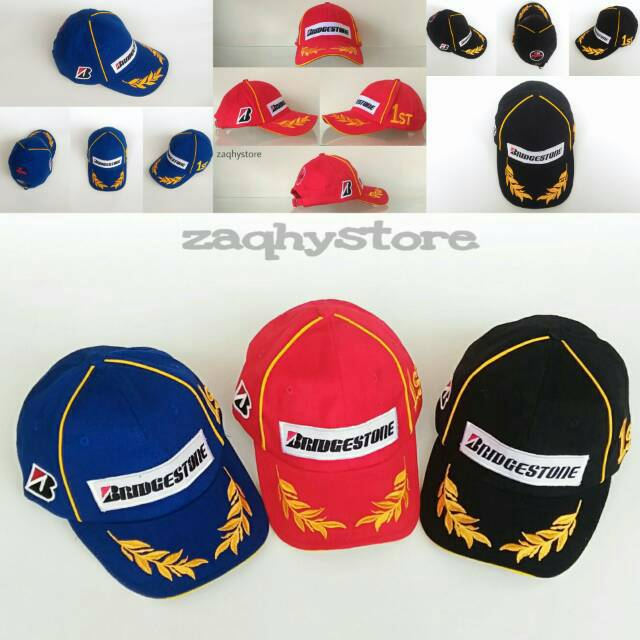 Topi Bridgestone Podium | Balap