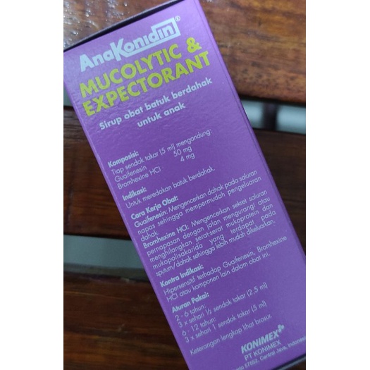 AnaKonidin ME 30 ML / Meredakan Batuk Berdahak Anak