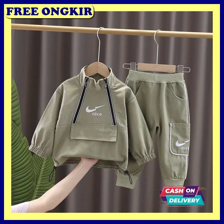 Setelan Anak Laki-Laki One Set Model Terbaru Set Anak Keren Stelan Balita Kekinian Oneset Import Ter