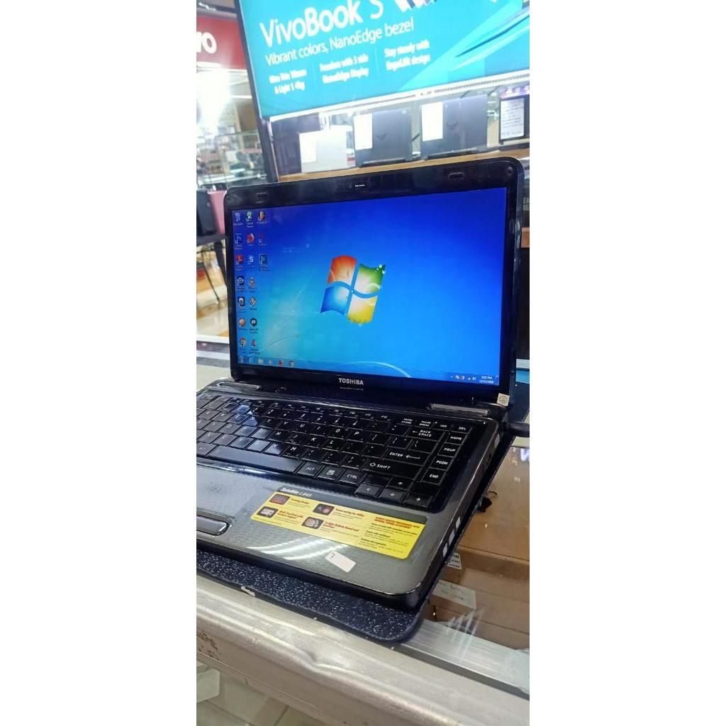 Laptop seken bekas Toshiba Satellite L645 intel Core i3 Ram 4 gb termurah bagus bergaransi 2jtan 2ju