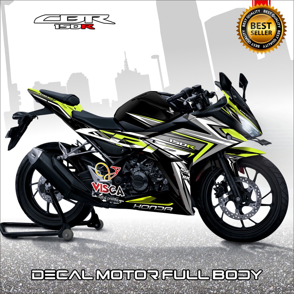 Decal Cbr 150r Facelift Full Body Decal Cbr 150r Full Body Stiker Cbr150r Full Body Black Flash