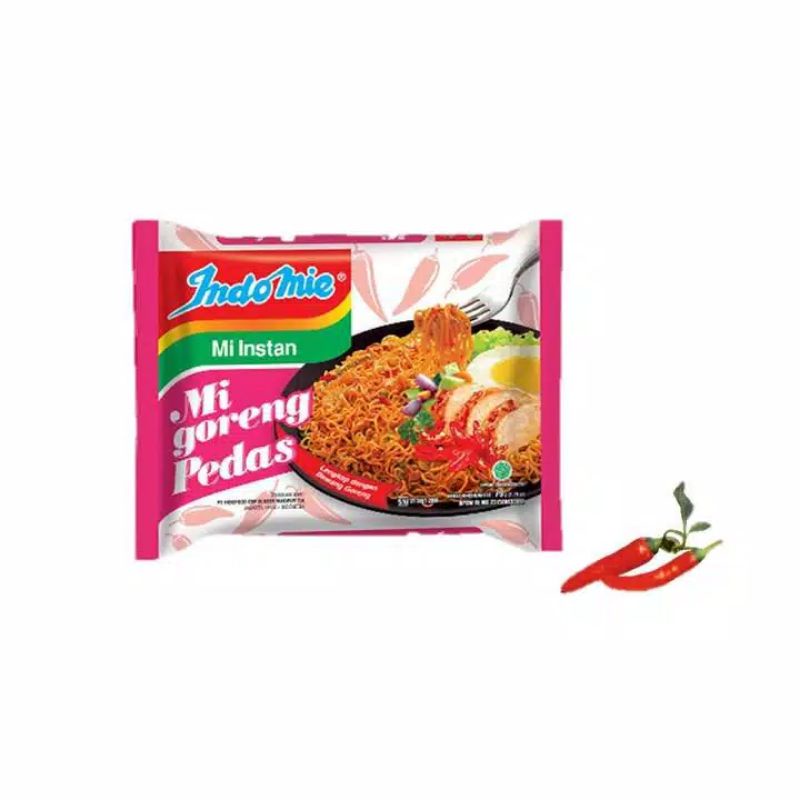 

Mi Instan Indomie Varian Sedaap Original Mi Goreng Pedas Mie Instant Sarimi