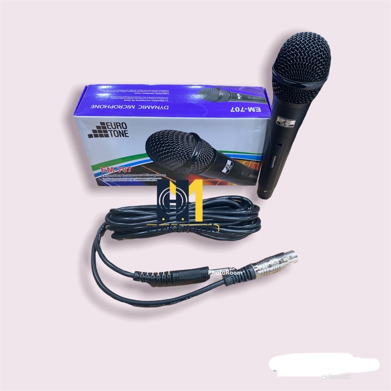 Mic Euro tone EM 707 microphone kabel eurotone