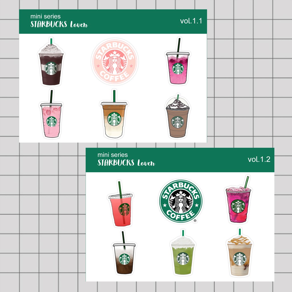 

Stiker Tumblr HP aesthetic / Stiker Laptop custom / stiker HP / Stiker Kpop | STARBUCKS LOVER MINI 1
