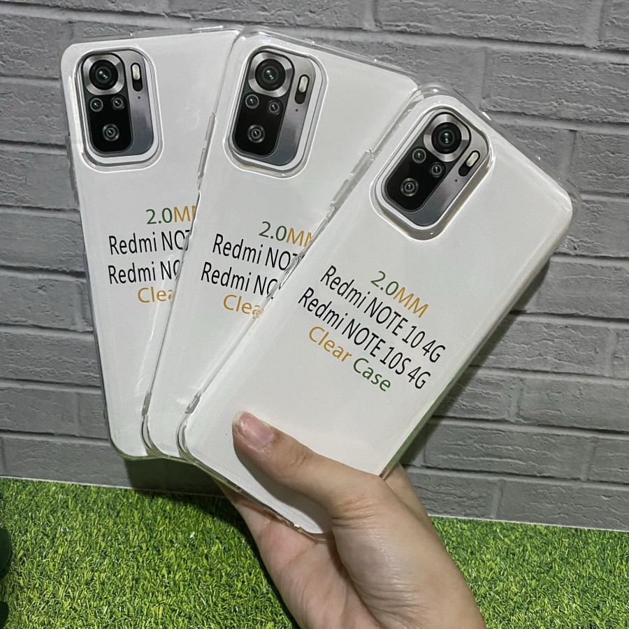 REDMI 12C 10C 10A 10 NOTE 10 NOTE 10S NOTE 10 5G NOTE 10 PRO CASE HD BENING 2.00mm SOFTCASE CLEAR TRANSPARAN TPU SILIKON KARET CASING COVER REDMI10 REDMI 10 4G