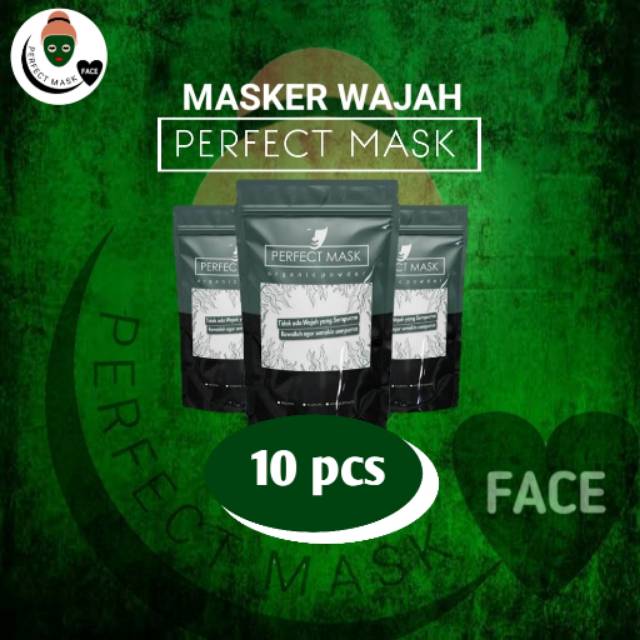 Masker wajah perfect mask 10pcs