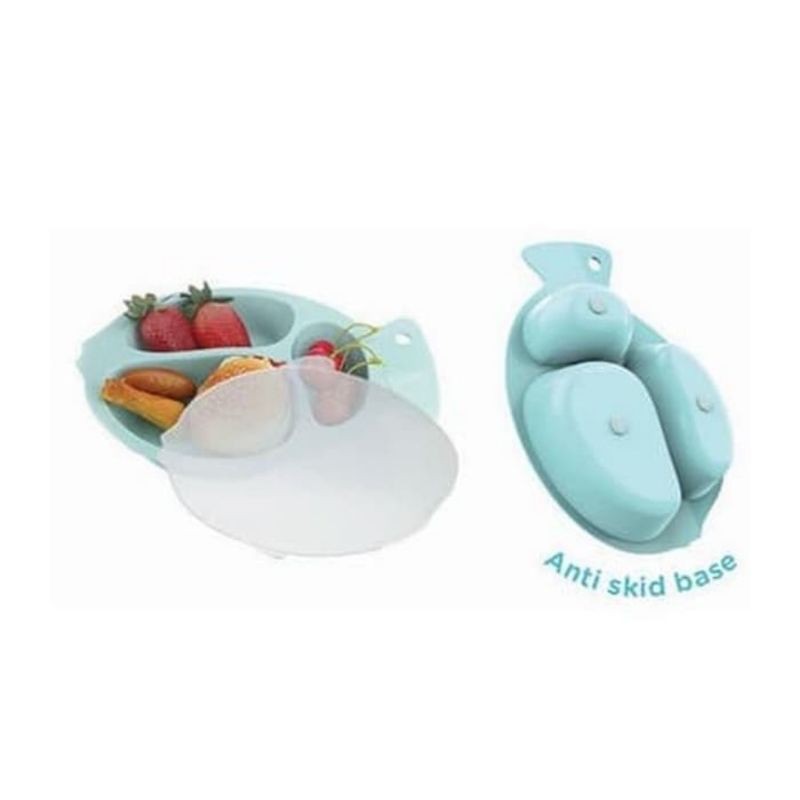 Baby Safe B355 Fish Plate With Lid