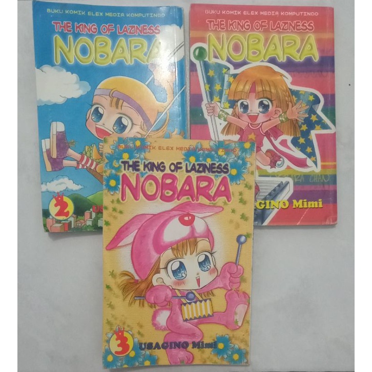 PRELOVED KOMIK - The King of Laziness Nobara (Usagino Mimi), 1-3 (End)