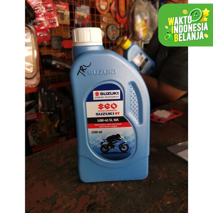 OLI MESIN SUZUKI GSX FU INJEKSI ORIGINAL SGO 10W-40 SL MA 1.3 LITER