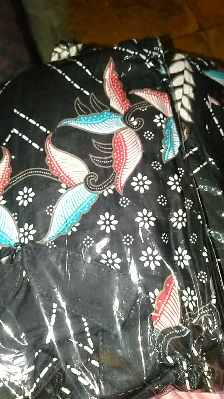 (ada Anak) Batik Couple Katun Primisima 2575 Gamis Gembul Prasasti