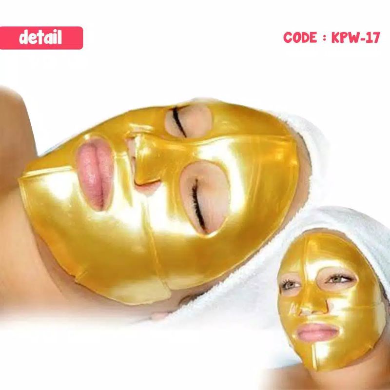 [ bisa COD] ~ KOLAGEN CRYSTAL FACIAL MASK / MASKER WAJAH TOPENG KRISTAL