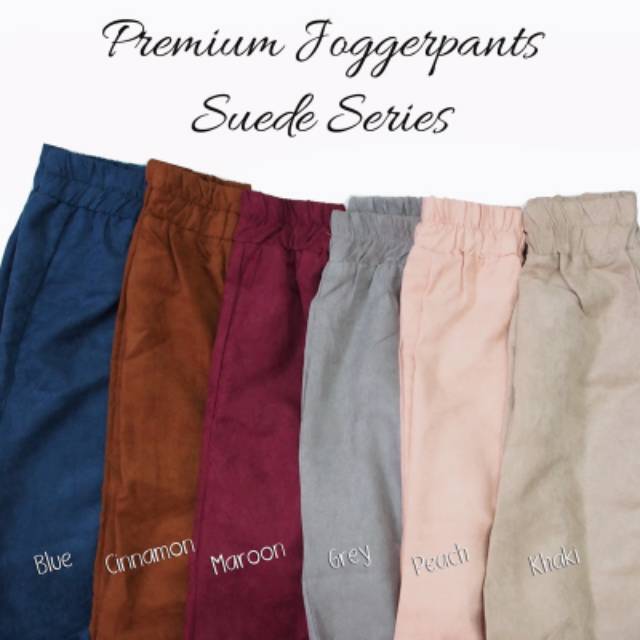 Premium Joggerpants Suede Series