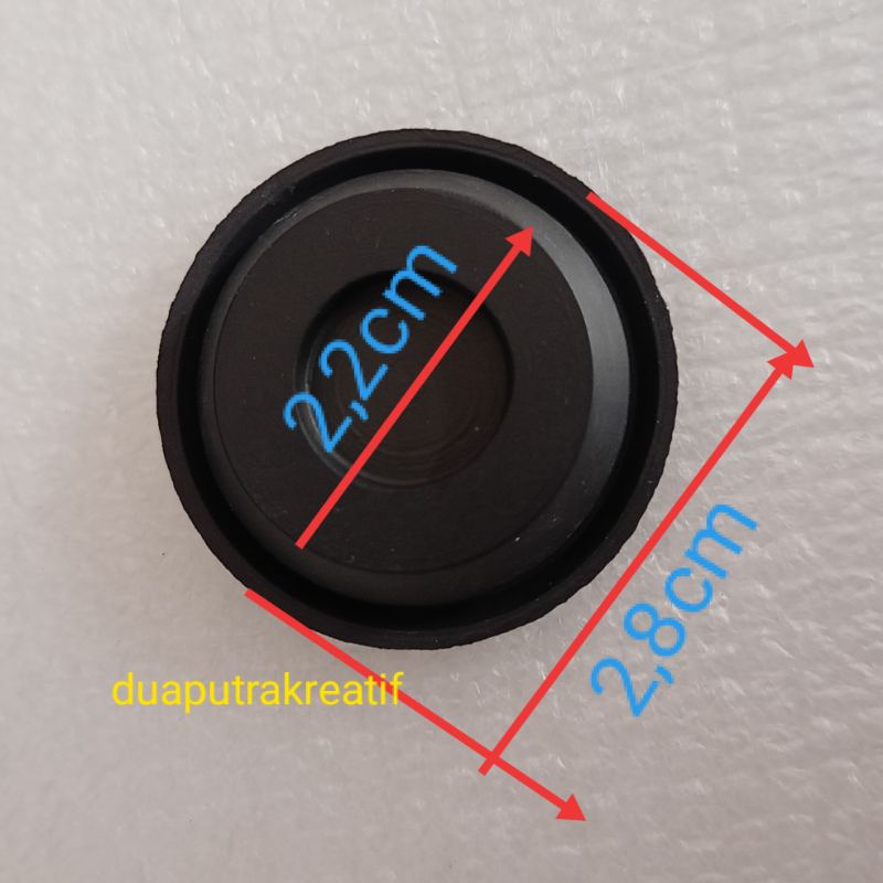 Karet tutup lubang body 22 mm mobil blind plug hole 2,2cm