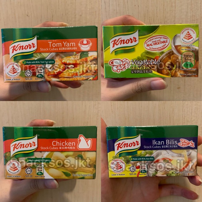 

Promo Spesial - Terbatas Halal Knorr Tomyum Broth Cubes / Chicken / Ikan Bilis / Veg