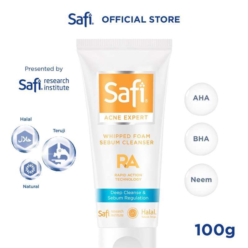 SAFI ACNE EXPERT WHIPPED FOAM SEBUM CLEANSER 100GR