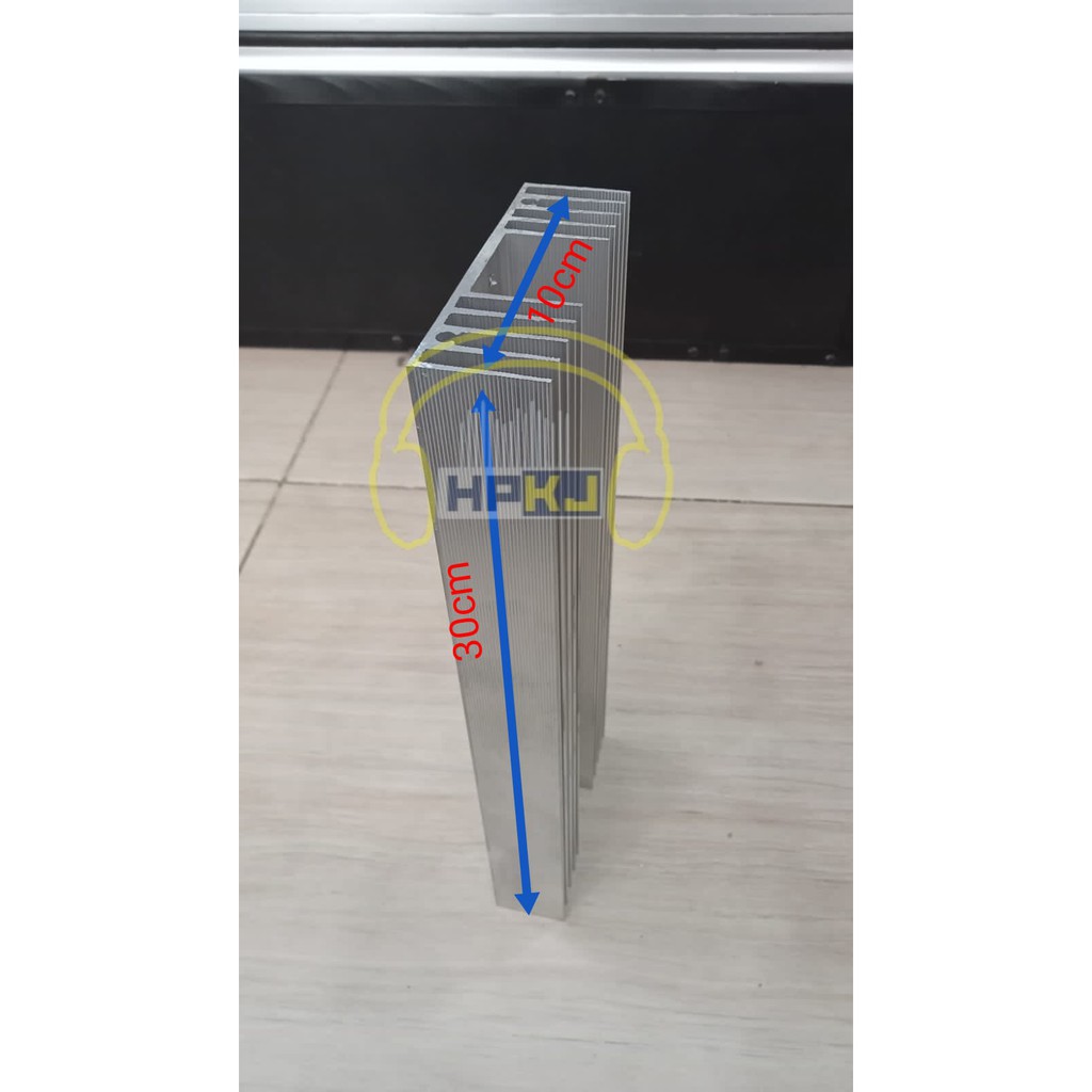 HEATSINK HEAT SINK PENDINGIN POWER HS 30CM 5 SIRIP 10 sirip 4MM TEBAL