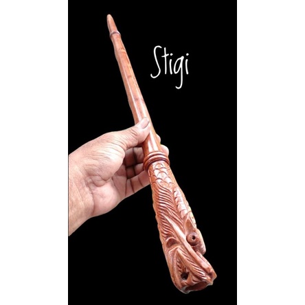 TONGKAT KOMANDO KAYU STIGI UKIR