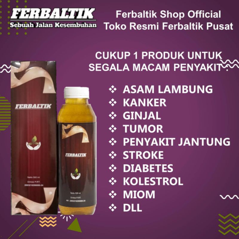 Ferbaltik 500 Ml Obat Herbal Ampuh Untuk Gagal Ginjal Indonesia